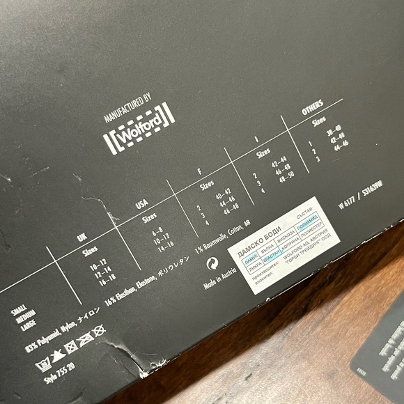 Giorgio Armani by Wolford BLUE lace top size small New $$$ - Picture 9 of 13